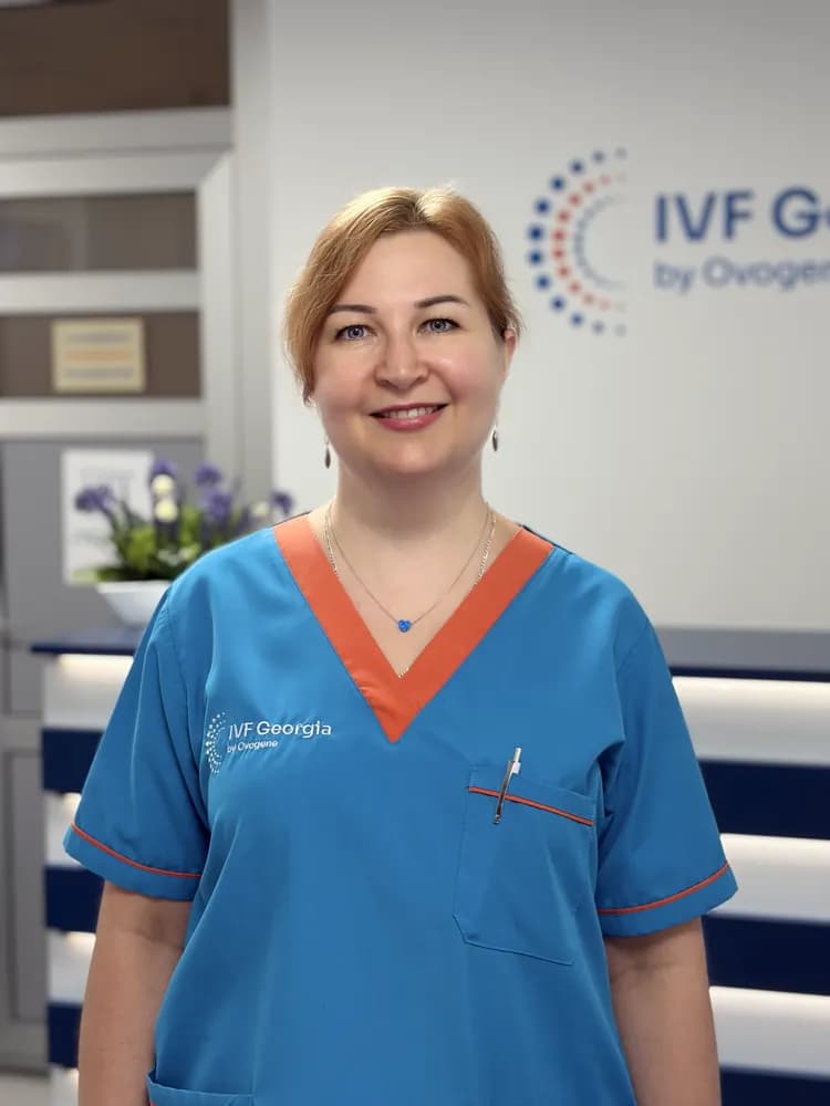 Olena Kotliarova, მთავარი ემბრიოლოგი